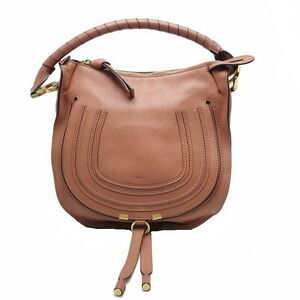 Chloe Marcie Tote Bag Calfskin Pink Beige
